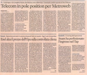 Finanza & Mercati 18.12.2015